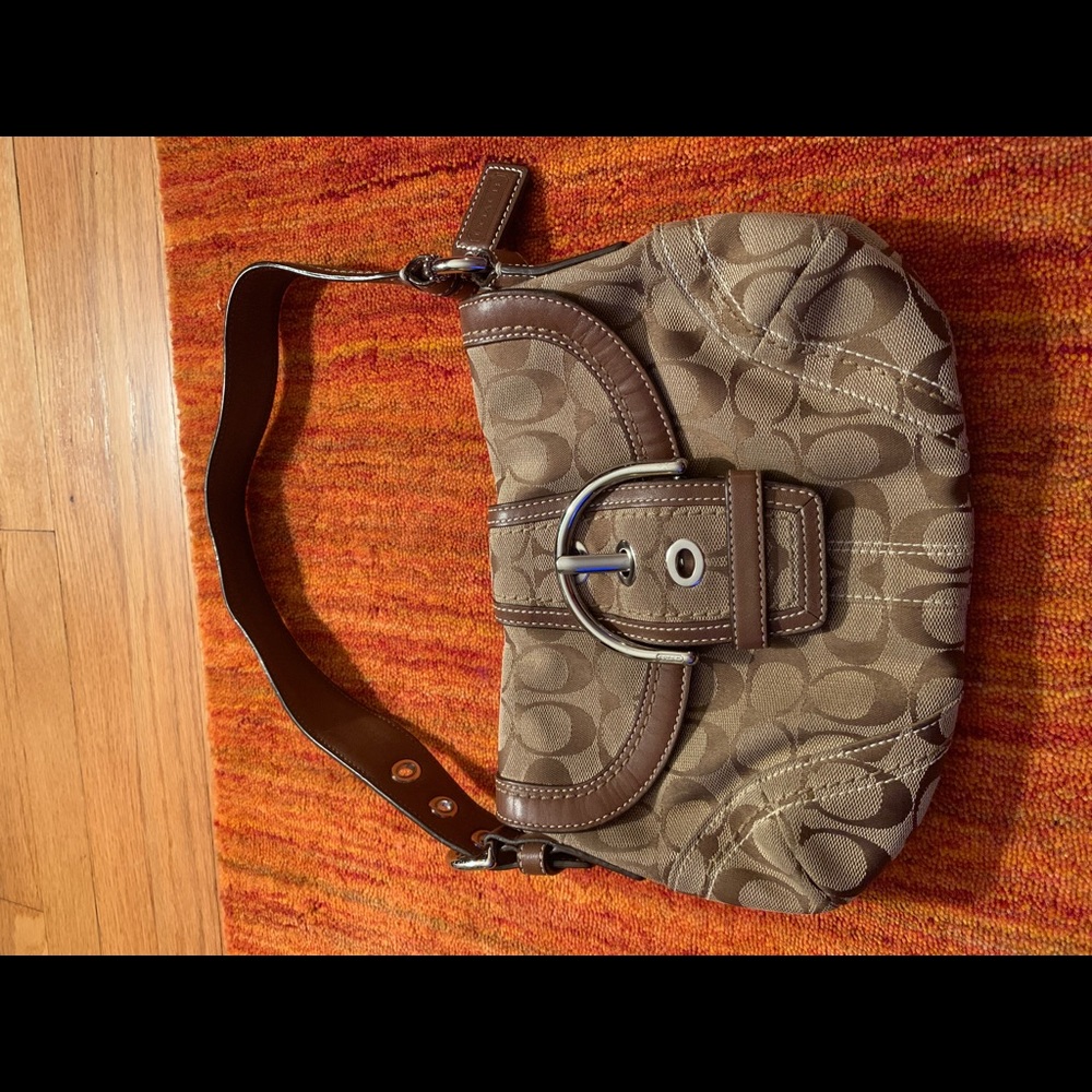 Signature coach purse